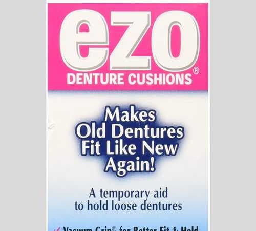 Ezo Denture Cushions, Lower Heavy, 15 Cushions