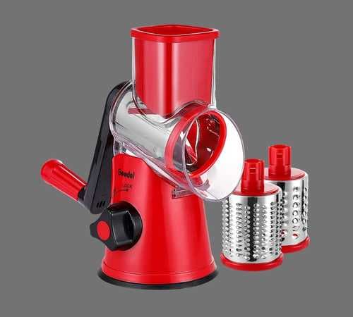 Geedel Rotary Cheese Grater and Vegetable Slicer