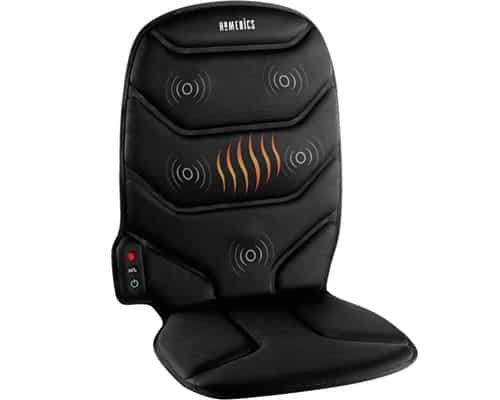 Vibration Massage Cushion with Heat HoMedics Thera-P Heated Vibrating Comfort Massage Cushion