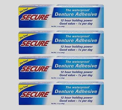 Secure Denture Bonding Cream by Dentek – 1.4 Ounces