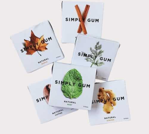 Simply Gum, Assorted Natural Chewing Gum