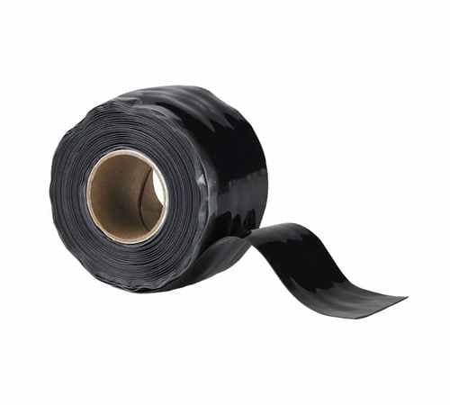 X-Treme Tape TPE-XR1510ZLB Silicone Rubber Self Fusing Tape, 1.5 x 10', Rectangular, Black